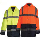 Customized Color High Visibility Safety Jacket 100% Polyester 300d Material
