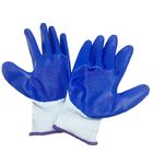 43 Grams Polyester Liner Nitrile Work Gloves High Temperature Resistance