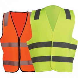 Polyester Mesh Reflective Safety Vest S-5XL 5cm High Visibility Sewing Tape